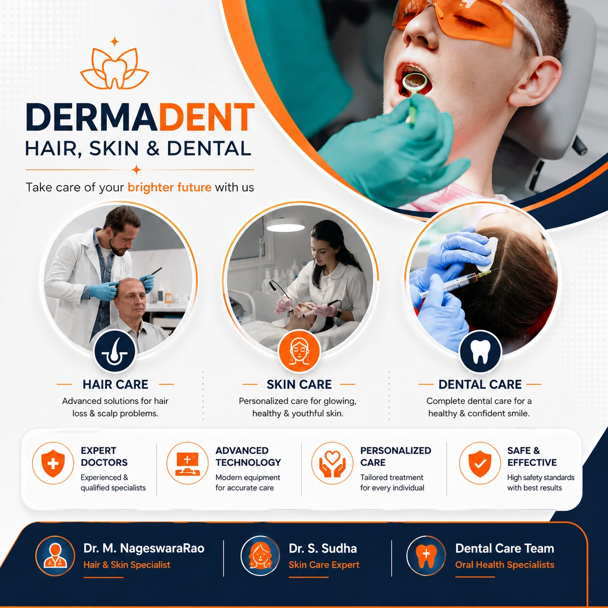Skin hair dental clinic in Pragathi Nagar Hyderabad